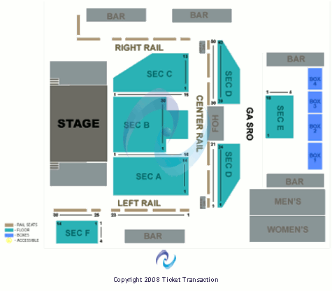 Palladium Ballroom Seating Chart